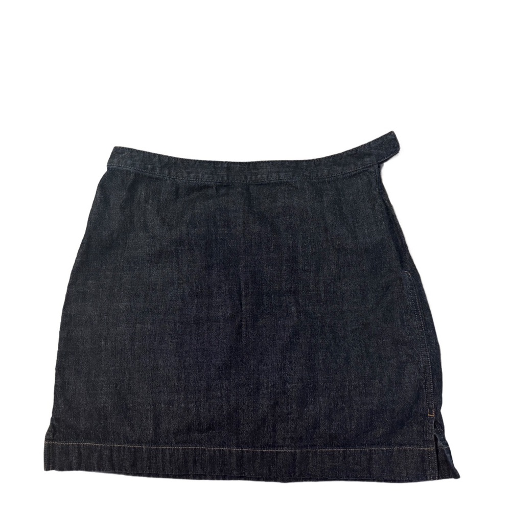 Ann Taylor Classic Dark Indigo Denim Skirt